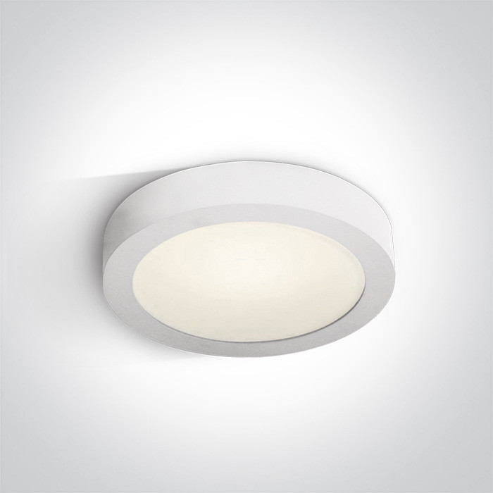 62115F/W/C biały plafon LED IP40 4000K 16W nieściemnialny zasilacz LED w zestawie