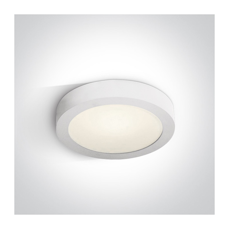 62115F/W/C biały plafon LED IP40 4000K 16W nieściemnialny zasilacz LED w zestawie