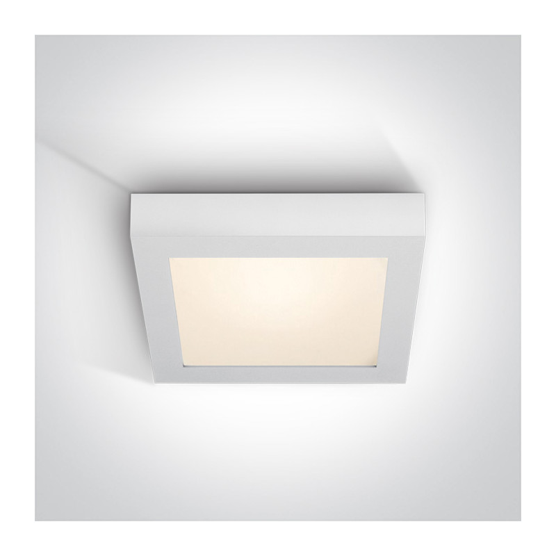 62122F/W/W biały plafon LED IP40 3000K 22W nieściemnialny zasilacz LED w zestawie