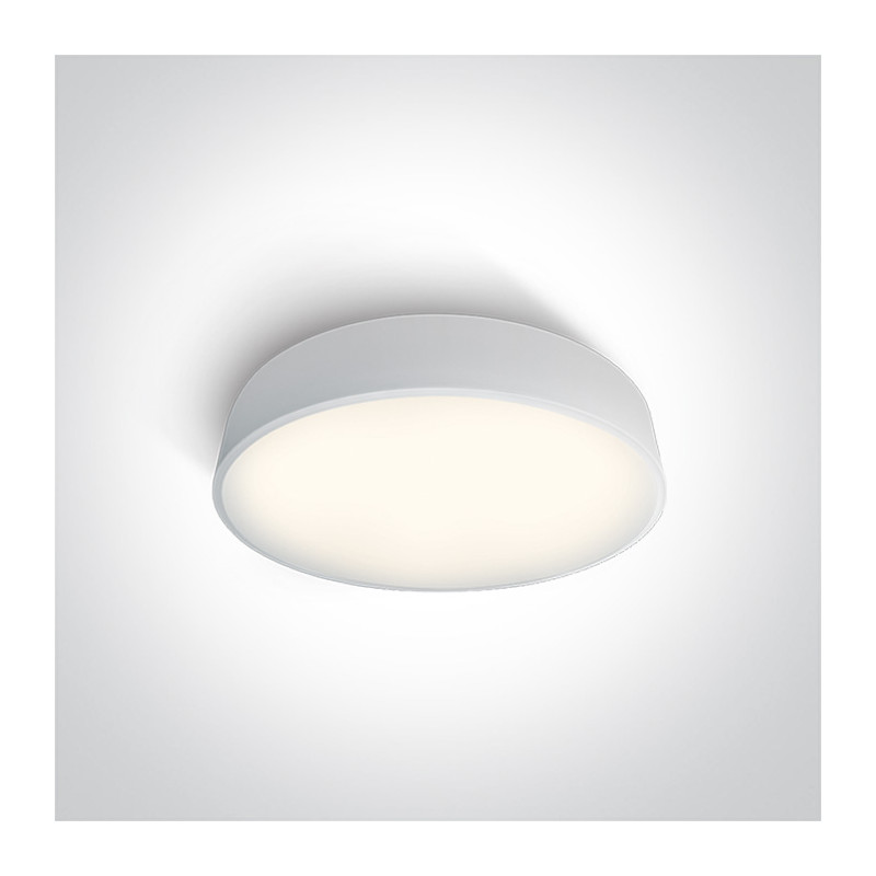 62125D/W/C biały plafon LED 4000K 25W nieściemnialny zasilacz LED w komplecie