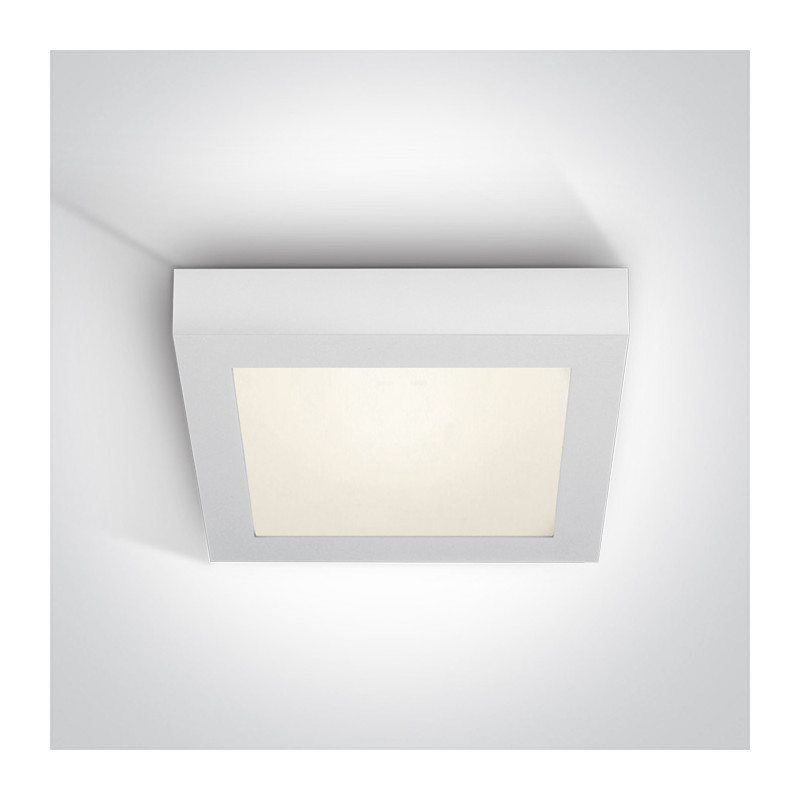 62130AF/W/C biały plafon LED IP40 4000K 30W nieściemnialny zasilacz LED w zestawie