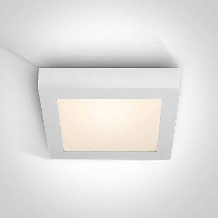 62130AF/W/W biały plafon LED IP40 3000K 30W nieściemnialny zasilacz LED w zestawie