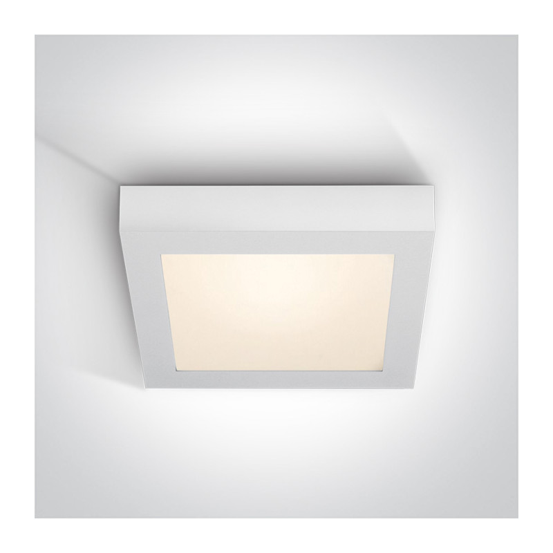 62130AF/W/W biały plafon LED IP40 3000K 30W nieściemnialny zasilacz LED w zestawie