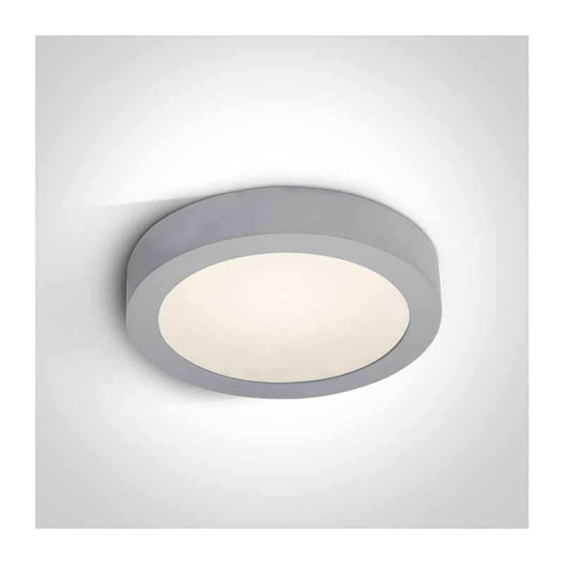 62130F/G/C szary plafon LED IP40 4000K 30W nieściemnialny zasilacz LED w komplecie