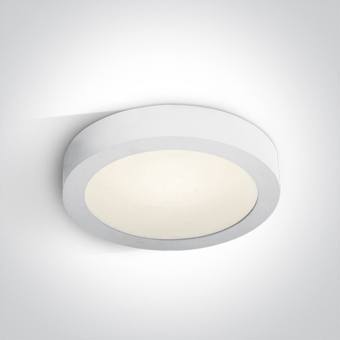 62130F/W/C biały plafon LED IP40 4000K 30W nieściemnialny zasilacz LED w komplecie