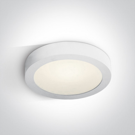 62130F/W/C biały plafon LED IP40 4000K 30W nieściemnialny zasilacz LED w komplecie