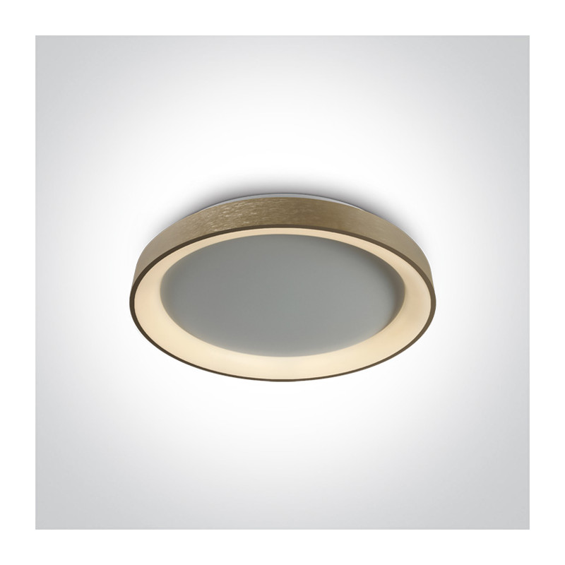 62130L/BBS/W matowy mosiężny plafon LED 30W 230V 3000K w zestawie z zasilaczem LED 750mA