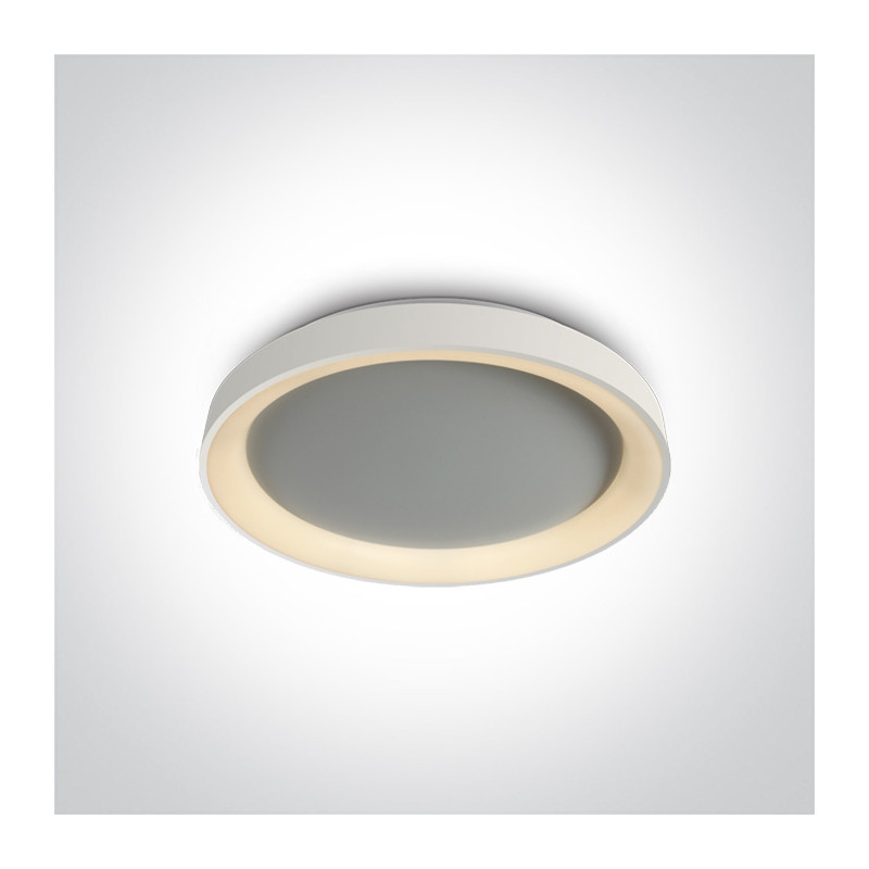 62130L/W/W biały plafon LED 30W 230V 3000K w zestawie z zasilaczem LED 750mA