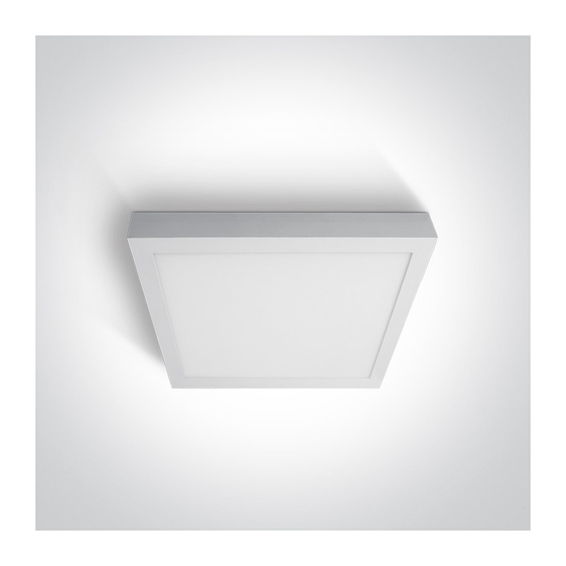 62140AE/W/W biały plafon LED IP40 3000K 40W nieściemnialny zasilacz LED w zestawie