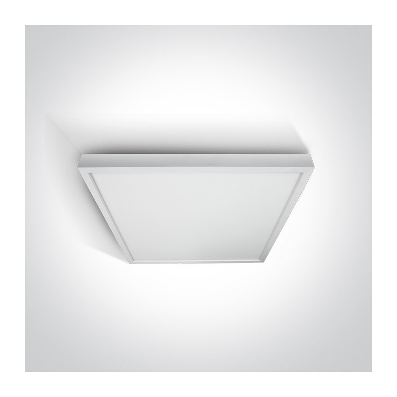 62140AF/W/D biały plafon LED IP40 6000K 40W nieściemnialny zasilacz LED w komplecie