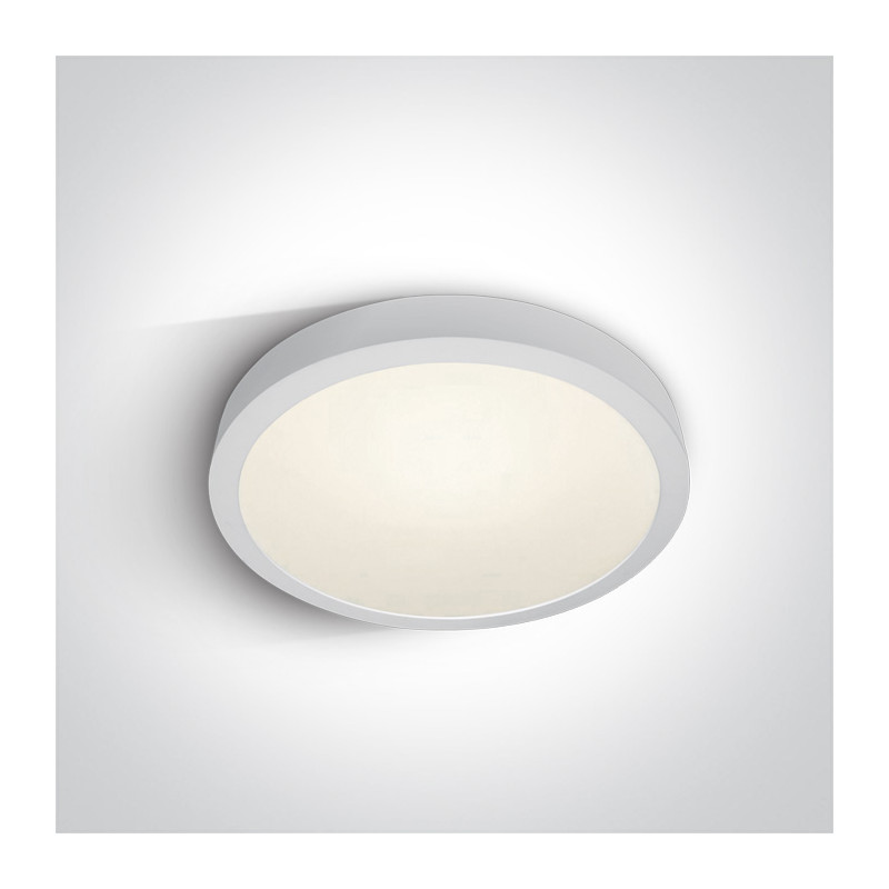 62140F/W/C biały plafon LED IP40 4000K 40W nieściemnialny zasilacz LED w zestawie