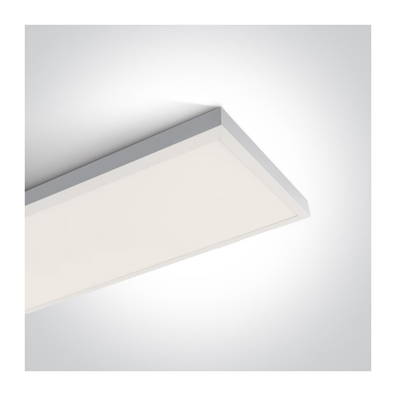 62140RE/W/W biały plafon LED 3000K 40W nieściemnialny zasilacz LED w zestawie