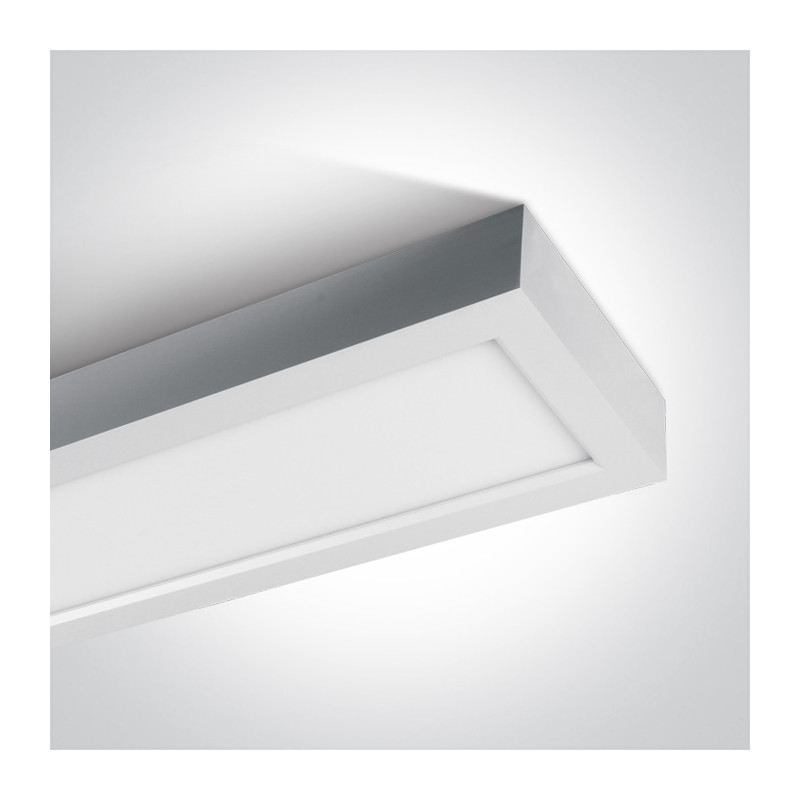 62140RF/W/C biały plafon LED IP40 4000K 40W nieściemnialny zasilacz LED w komplecie