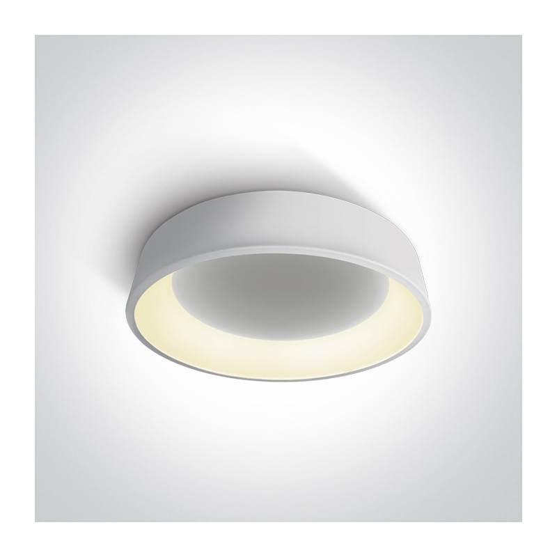 62142N/W/W plafon LED 3000K 42W biały nieściemnialny zasilacz LED w zestawie
