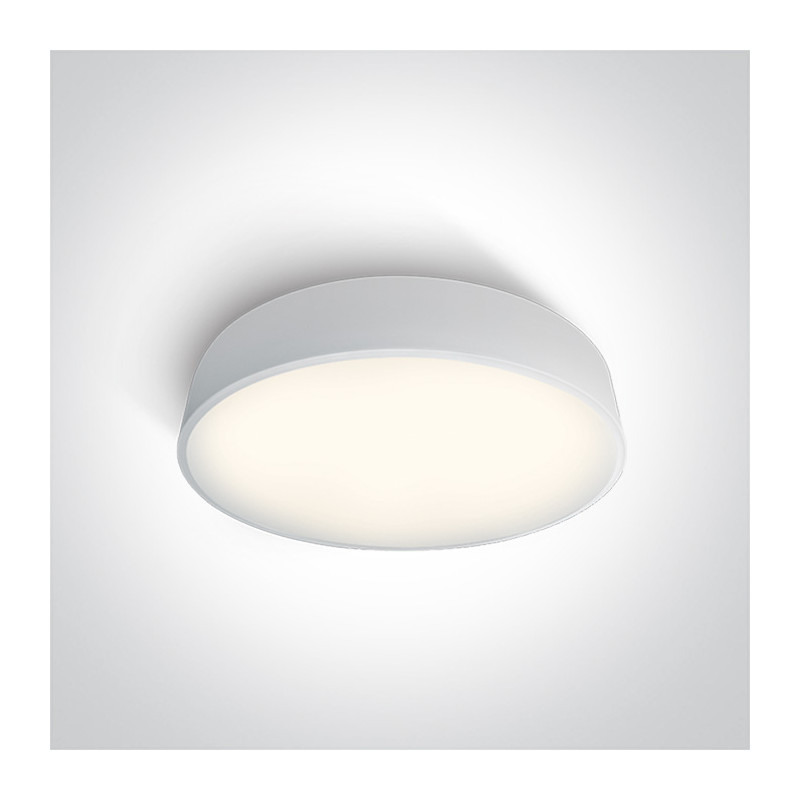 62150D/W/C biały plafon LED 4000K 50W nieściemnialny zasilacz LED w komplecie