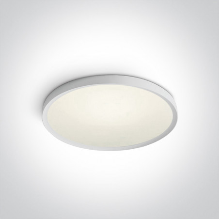62152/W/C biały plafon LED 4000K 40W nieściemnialny zasilacz LED w zestawie