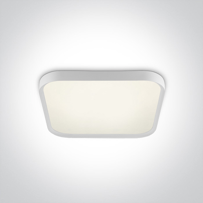 62152A/W/C biały plafon LED 4000K 40W nieściemnialny zasilacz LED  wkomplecie