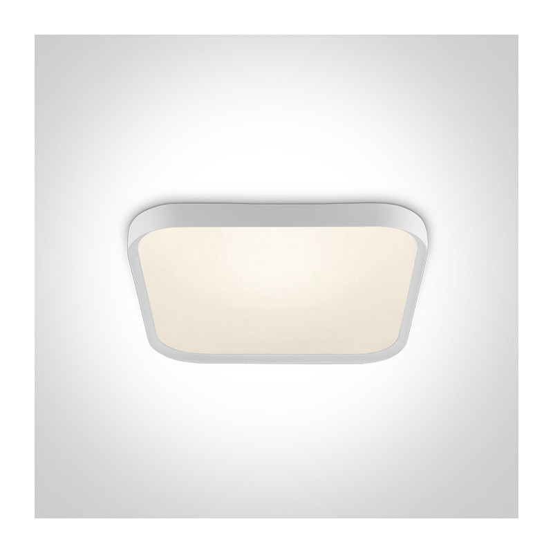 62152A/W/W biały plafon LED 3000K 40W nieściemnialny zasilacz LED w komplecie