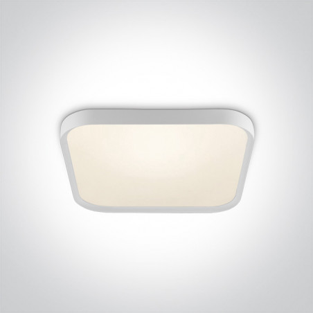 62152A/W/W biały plafon LED 3000K 40W nieściemnialny zasilacz LED w komplecie