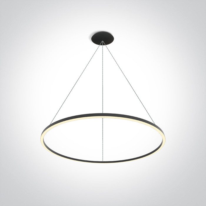 62156C/B/W czarna lampa wisząca LED 65W 230V 3000K w zestawie zasilacz 1600mA