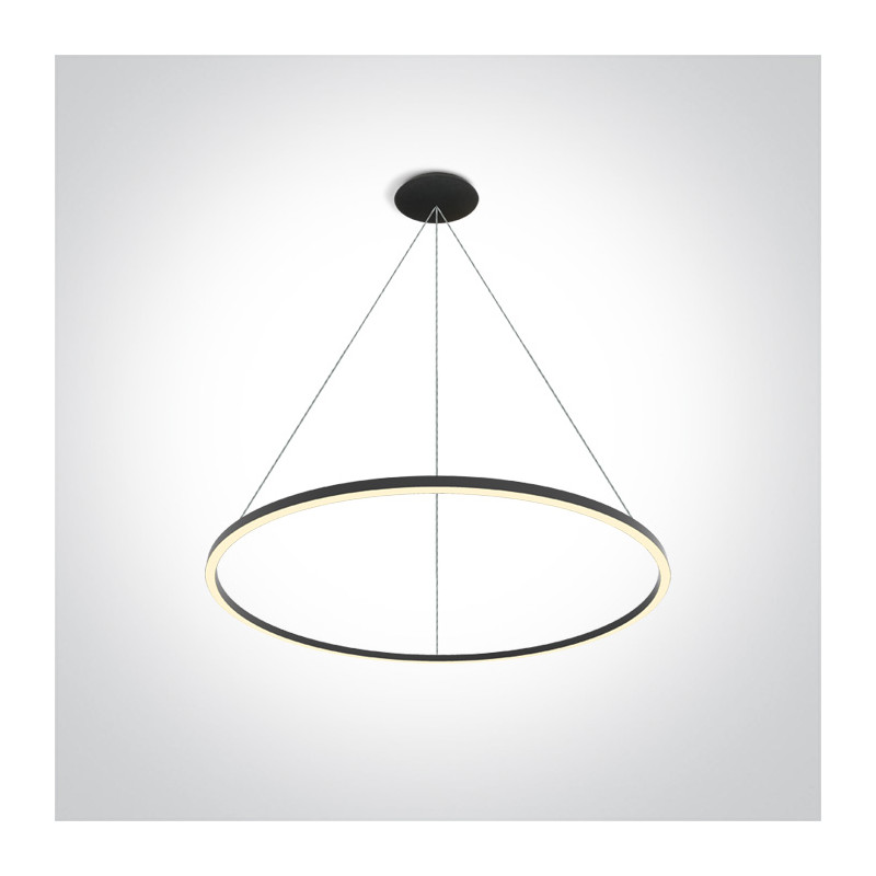 62156C/B/W czarna lampa wisząca LED 65W 230V 3000K w zestawie zasilacz 1600mA