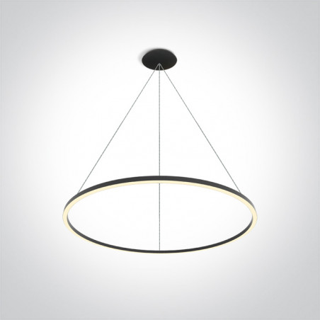 62156C/B/W czarna lampa wisząca LED 65W 230V 3000K w zestawie zasilacz 1600mA