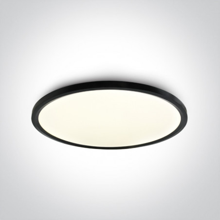 62160FB/B/C czarny plafon LED 4000K 60W nieściemnialny zasilacz LED w zestawie