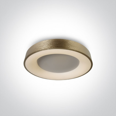 62182/BBS/W plafon LED w kolorze matowy mosiądz 40W 230V 3000K w komplecie z zasilaczem 1050mA