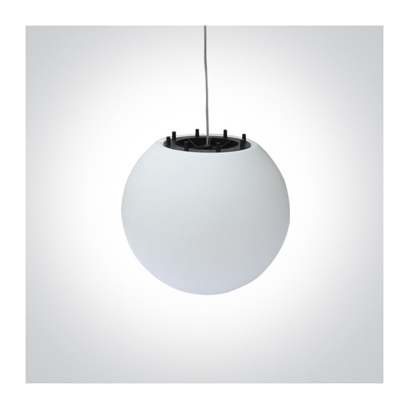 63028B ozodbna biała lampa wisząca E27 IP54 średnica 56cm