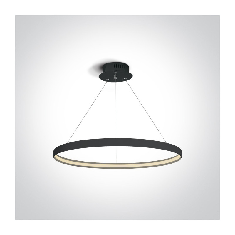 63048/B czarn dekoracyjna lampa  LED 3000K 19W  zasilacz 24V w zestawie