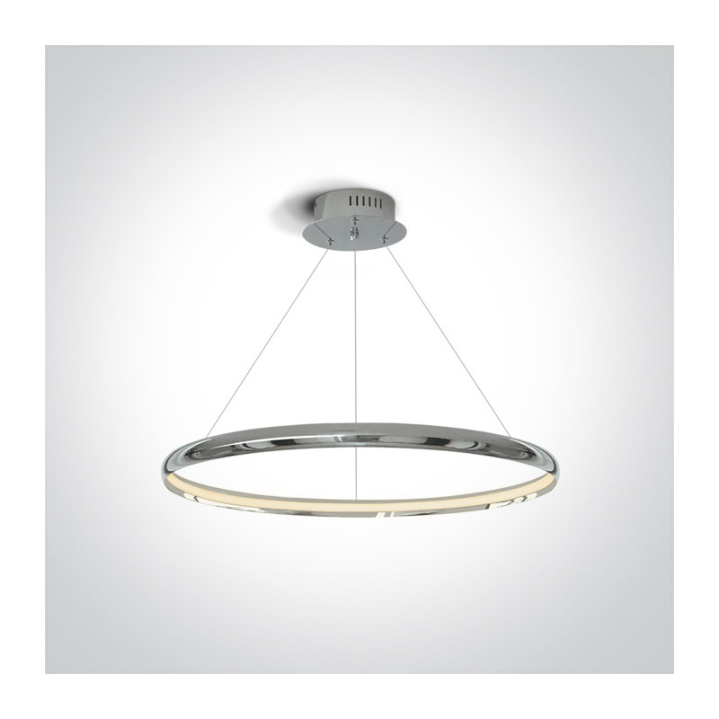 63048/C dekoracyjna lampa w kolorze chrom LED 3000K 19W  zasilacz 24V w zestawie