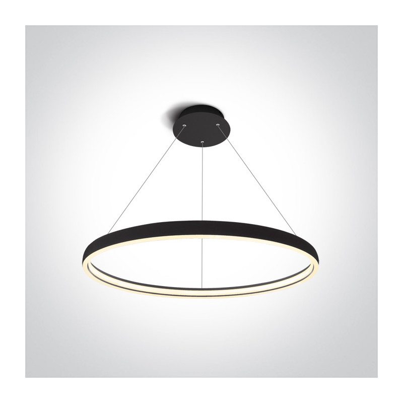 63050/B czarna dekoracyjna lampa LED 3000K 40W  zasilacz 24V w zestawie