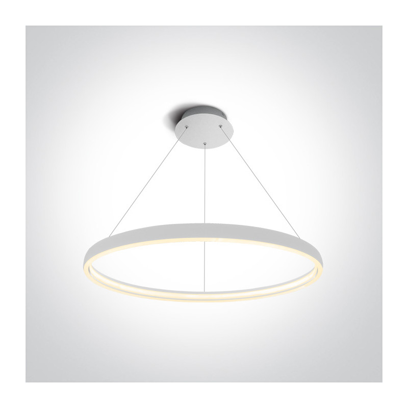 63050/W biała dekoracyjna lampa LED 3000K 40W  zasilacz 24V w zestawie