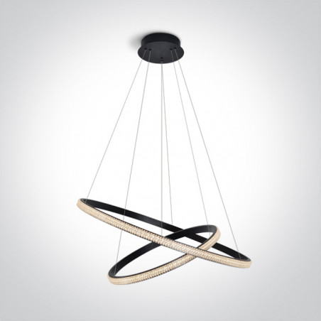 63054B/B dekoracyjna lampa wisząca LED 40W 230V 3000K w zestawie zasilacz 24V