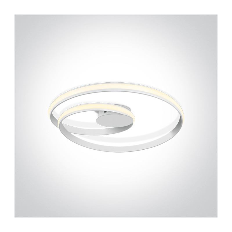 63066/W biała lampa sufitowa LED 30W 230V 3000K w komplecie zasilacz 24V