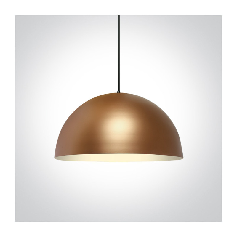 63074/CU miedziana oprawa wisząca E27 20W 100-240V