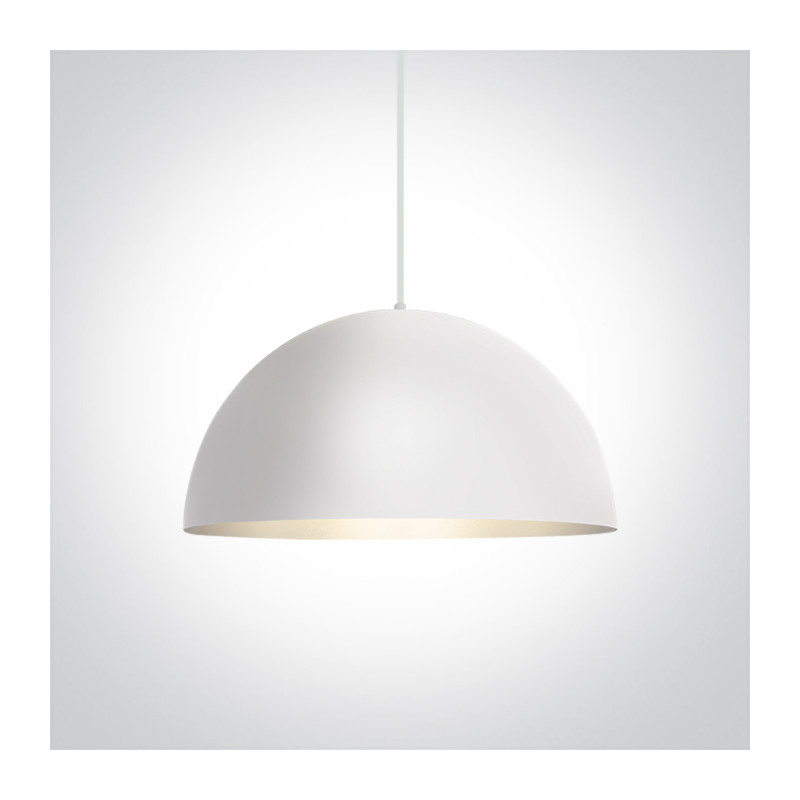 63074/W biała oprawa wisząca E27 20W 100-240V