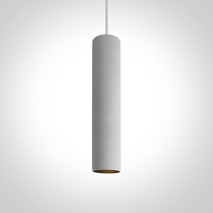 63105L/W biała oprawa wisząca z czarnym odbłyśnikiem