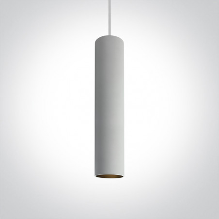 63105L/W biała oprawa wisząca z czarnym odbłyśnikiem