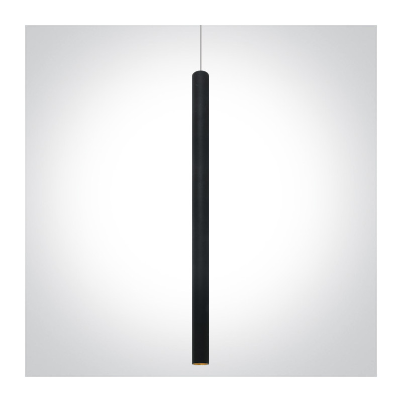 63108A/B/W czarna oprawa wisząca COB LED 3000K 6W zasilacz 700mA w zestawie