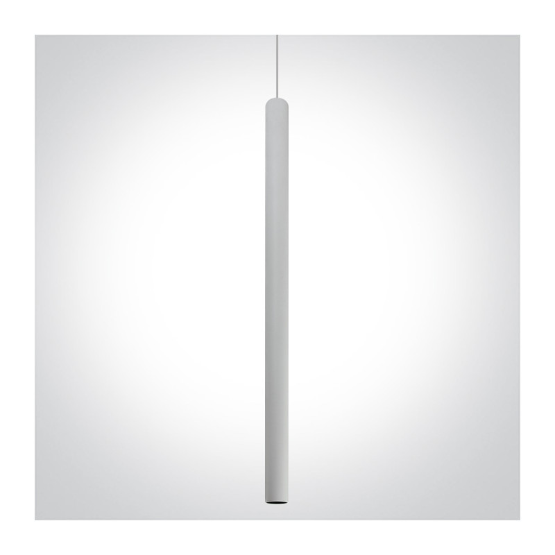 63108A/W/W biały cylindr wiszący COB LED 3000K 6W zasilacz 700mA w zestawie