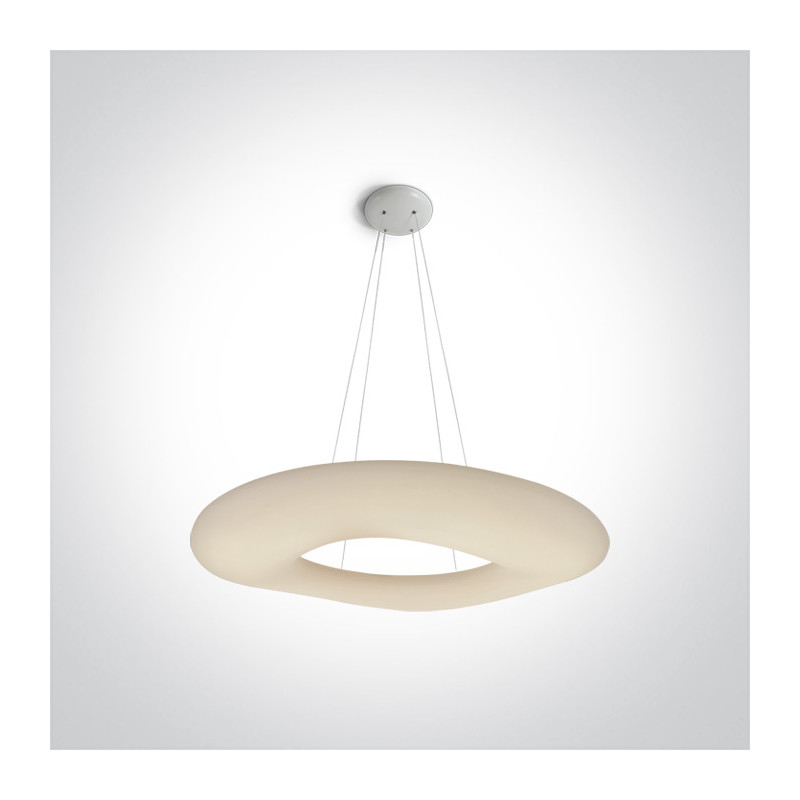 63110D/W biała oprawa wisząca LED 3000K 108W zasilacz 1300mA w zestawie