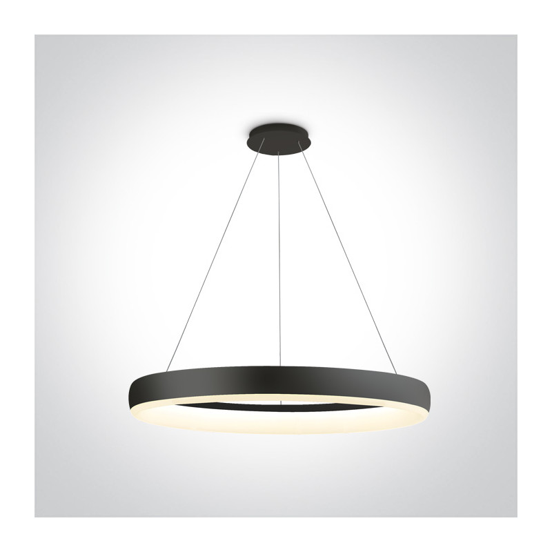 63114/B/W czarna wisząca lampa LED 3000K 40W zasilacz 1300mA w zestawie