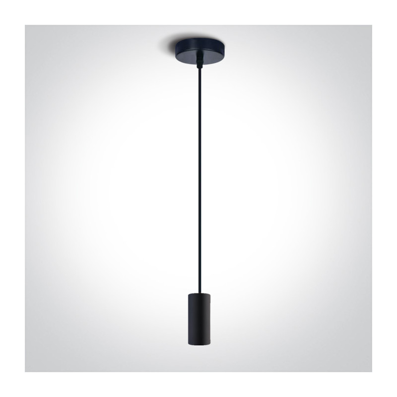 63124/B czarny zwis E27 20W