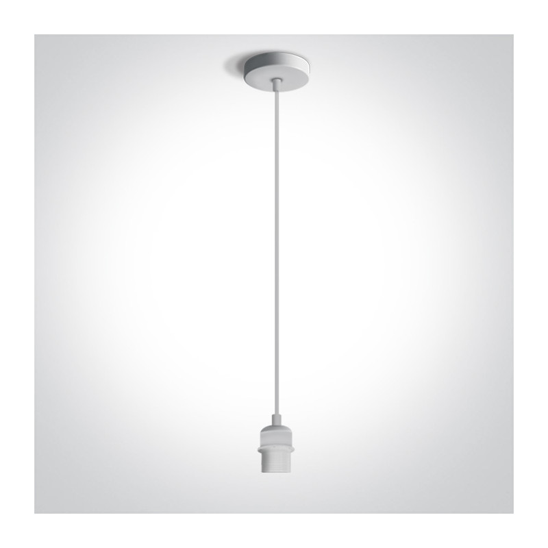 63126/W białe zawiesie E27 20W