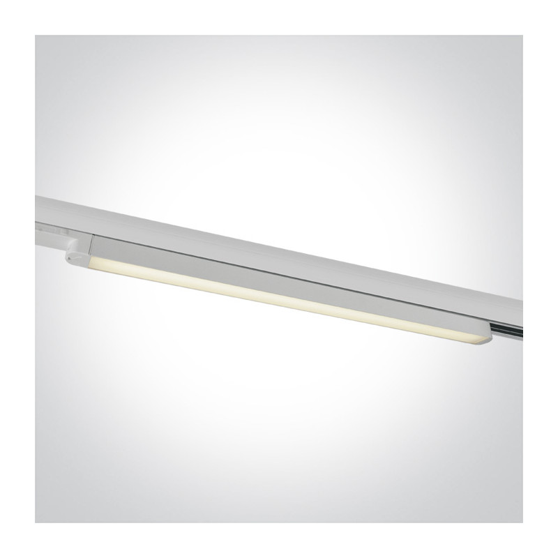 65018T/W/C  biały naświetlacz track o dużej mocy LED 4000K zasilacz w zestawie