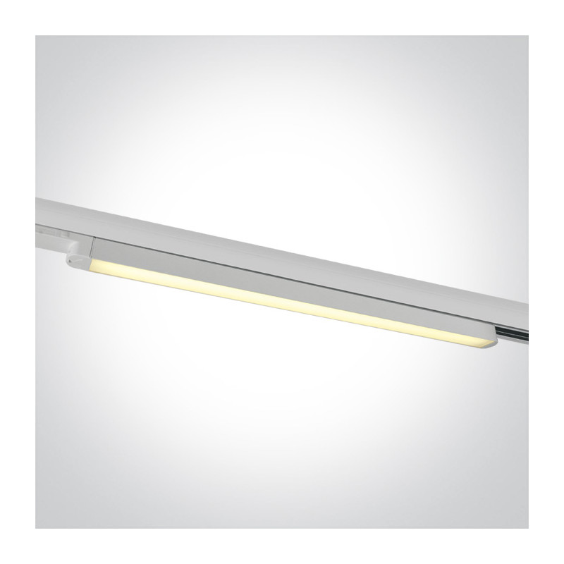 65018T/W/W biały naświetlacz track o dużej mocy LED 3000K zasilacz w zestawie