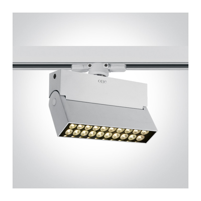 65020T/W/W biały naświetlacz track o dużej mocy LED 3000K zasilacz w zestawie