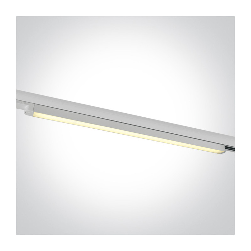 65025T/W/W biały naświetlacz track o dużej mocy LED 3000K zasilacz w zestawie