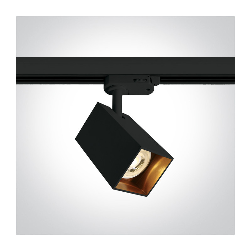 65105NAT/B czarny track spot  GU10 dark light 10W
